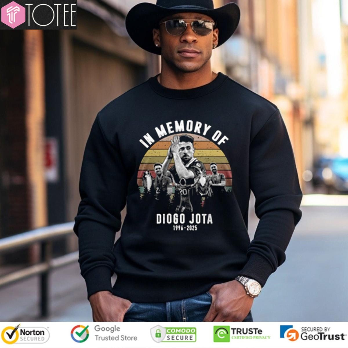 In Memory Of Diogo Jota 1996-2025 Vintage Sunset T-shirt 3