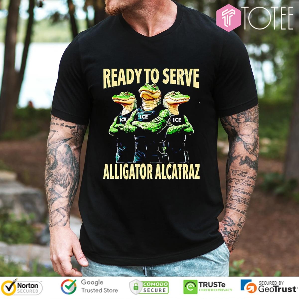Ready To Serve Alligator Alcatraz Ice T-shirt