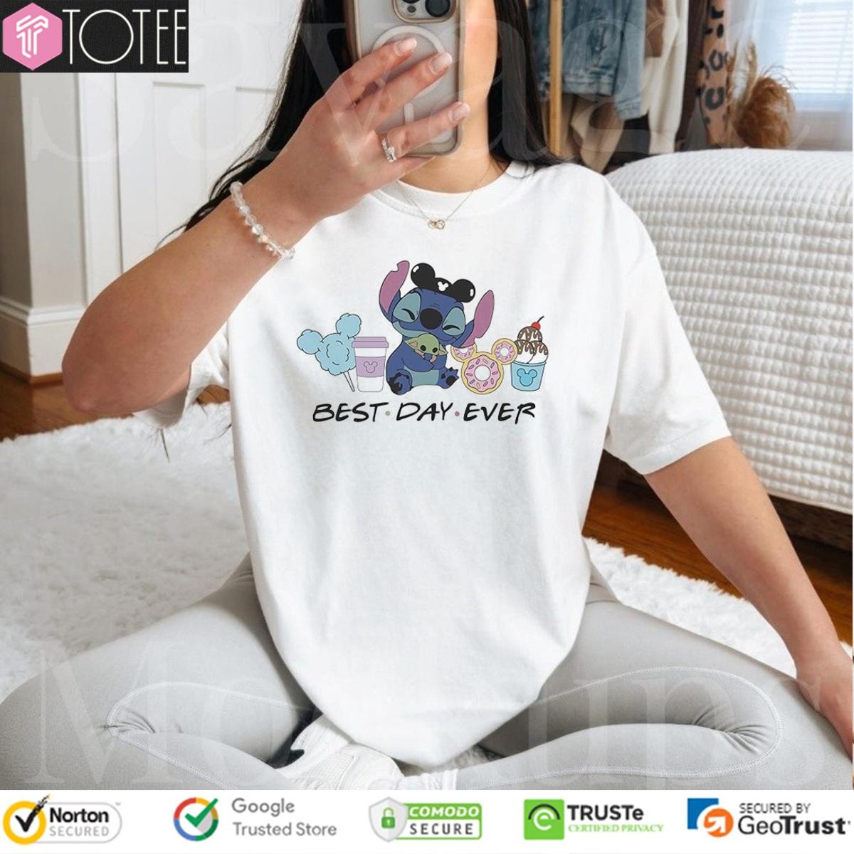 Stitch Best Day Ever Disney T-shirt 4