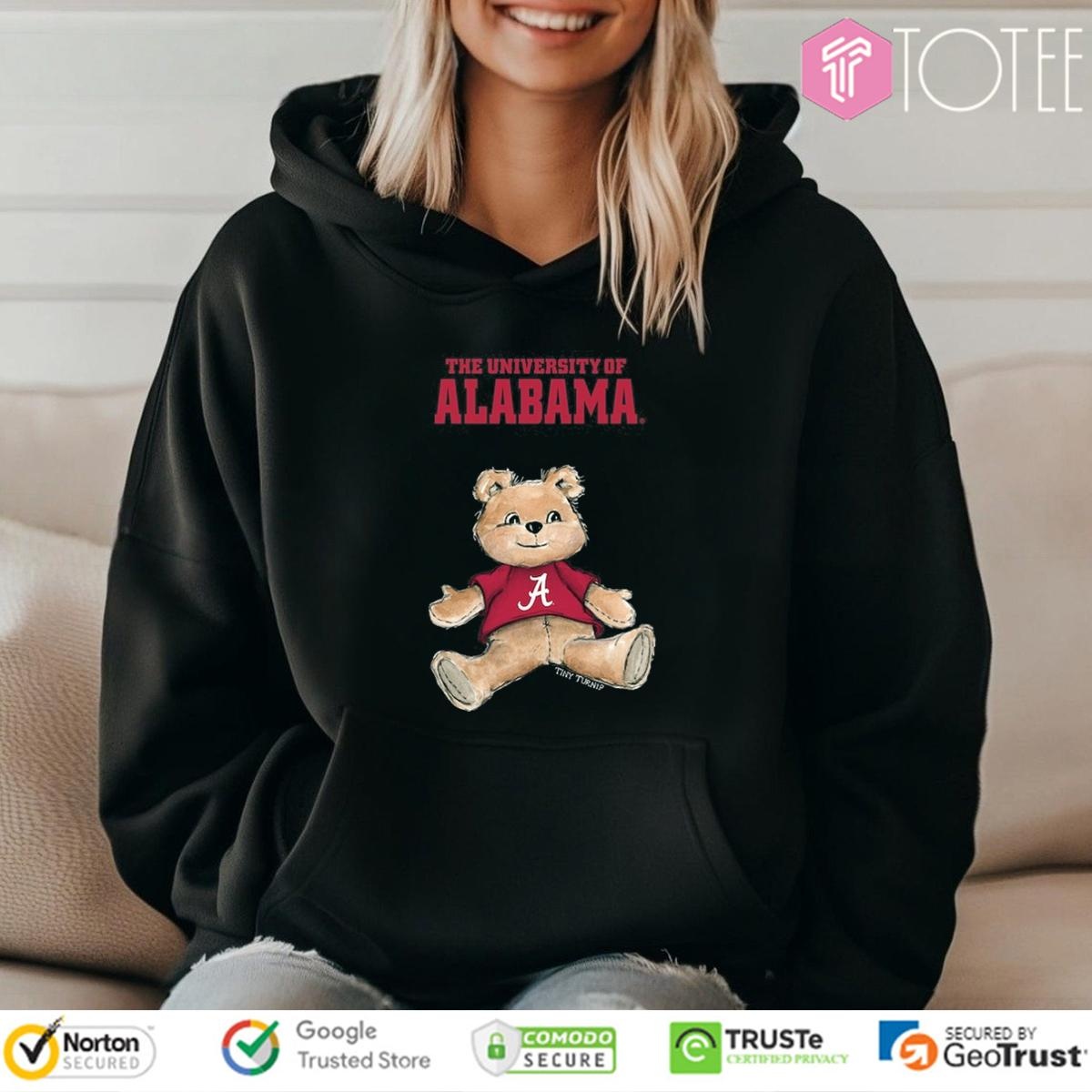 Tiny Turnip Teddy Bear X Alabama Crimson Tide T-shirt 2