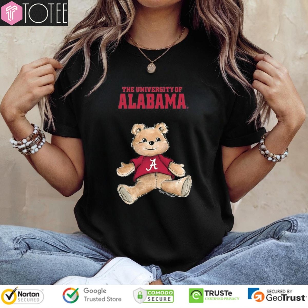 Tiny Turnip Teddy Bear X Alabama Crimson Tide T-shirt 4