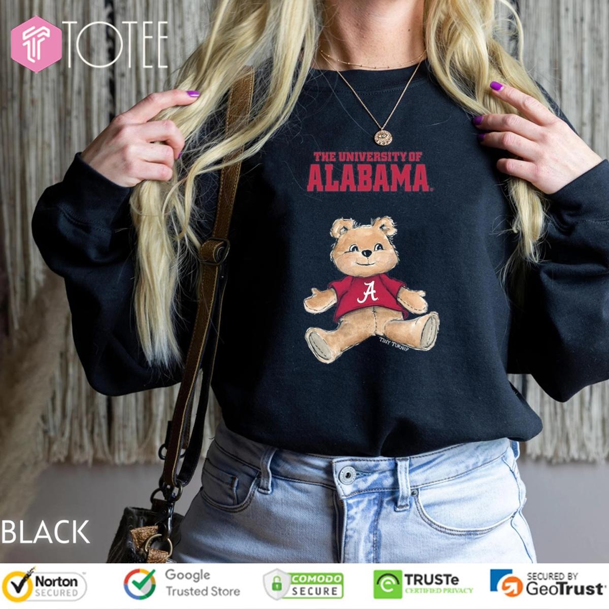 Tiny Turnip Teddy Bear X Alabama Crimson Tide T-shirt 3