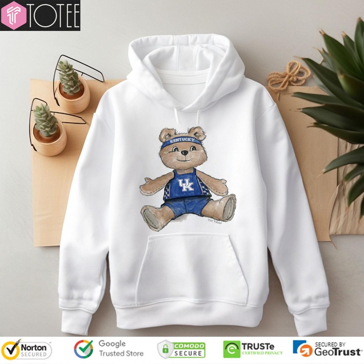 Tiny Turnip Teddy Bear X Kentucky Wildcats Basketball T-shirt 2