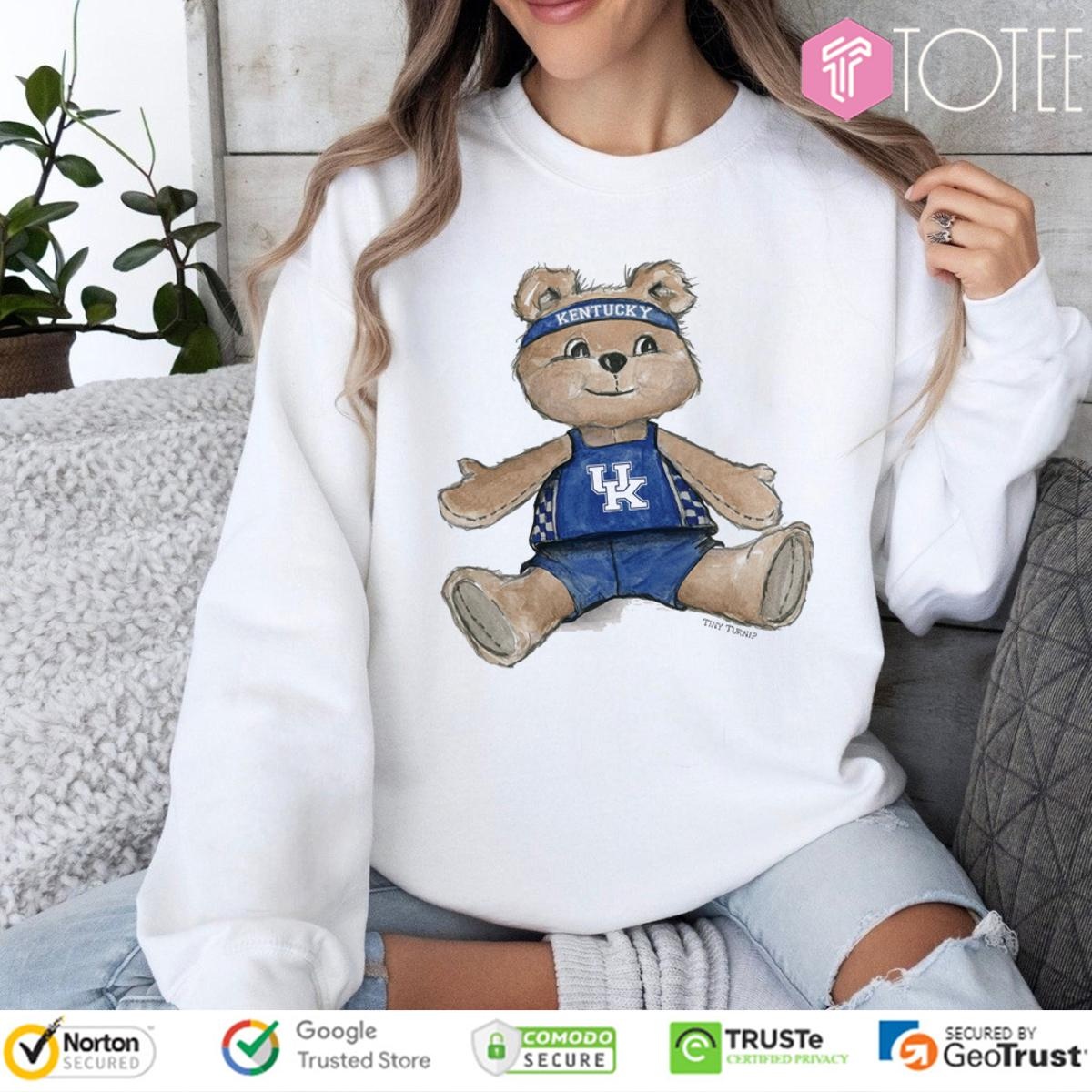 Tiny Turnip Teddy Bear X Kentucky Wildcats Basketball T-shirt 3