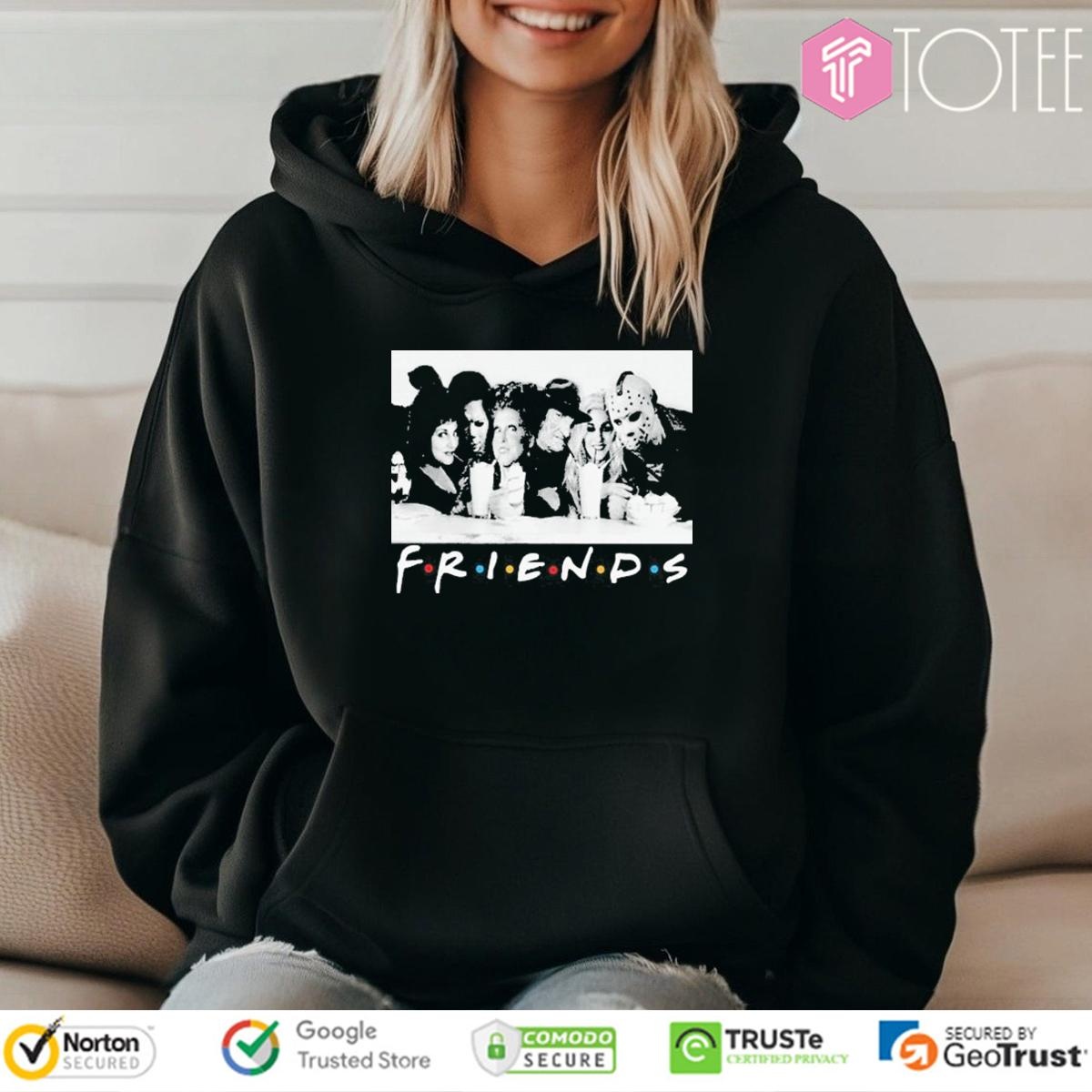 Friends Horror Characters Halloween T-shirt 2