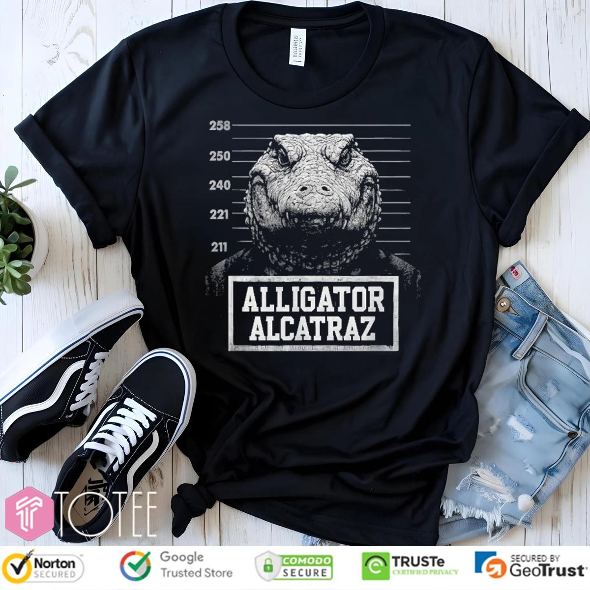 Alligator Alcatraz Mugshot T-shirt