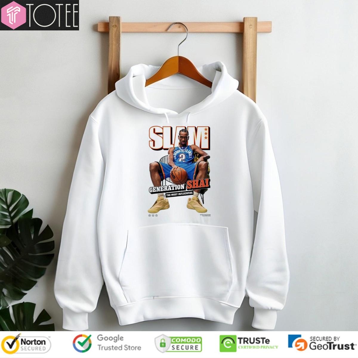 Generation Shai Gilgeous-Alexander The Most Influential Slam Okc Thunder T-shirt 2
