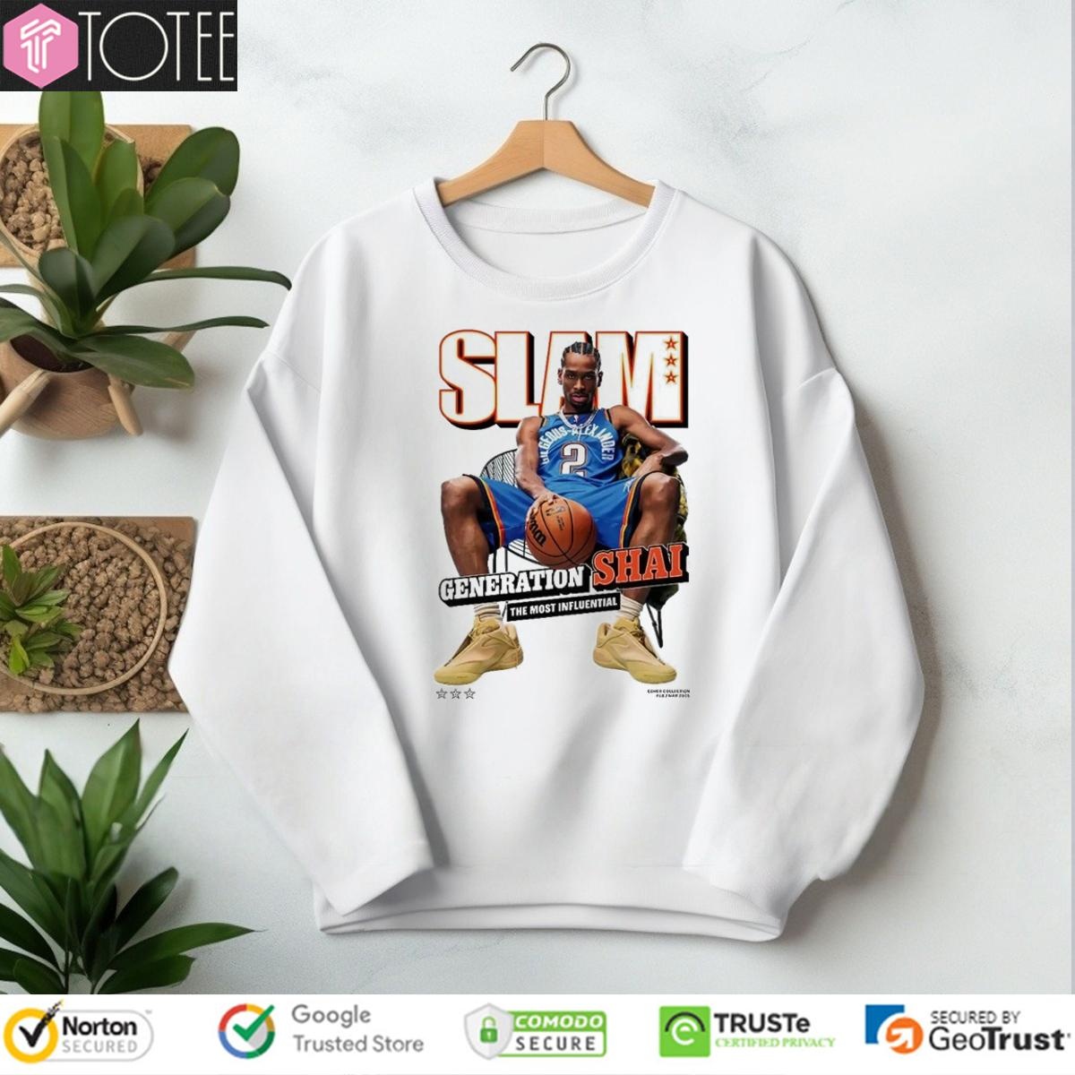 Generation Shai Gilgeous-Alexander The Most Influential Slam Okc Thunder T-shirt 3
