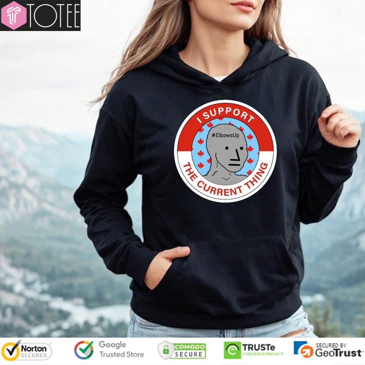 I Support The Current Thing Elbowsup T-shirt 2