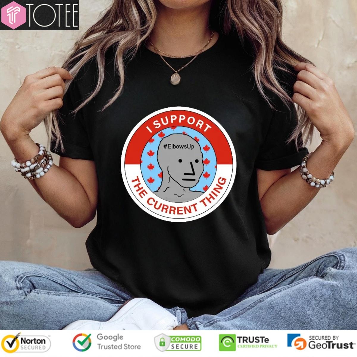 I Support The Current Thing Elbowsup T-shirt 4