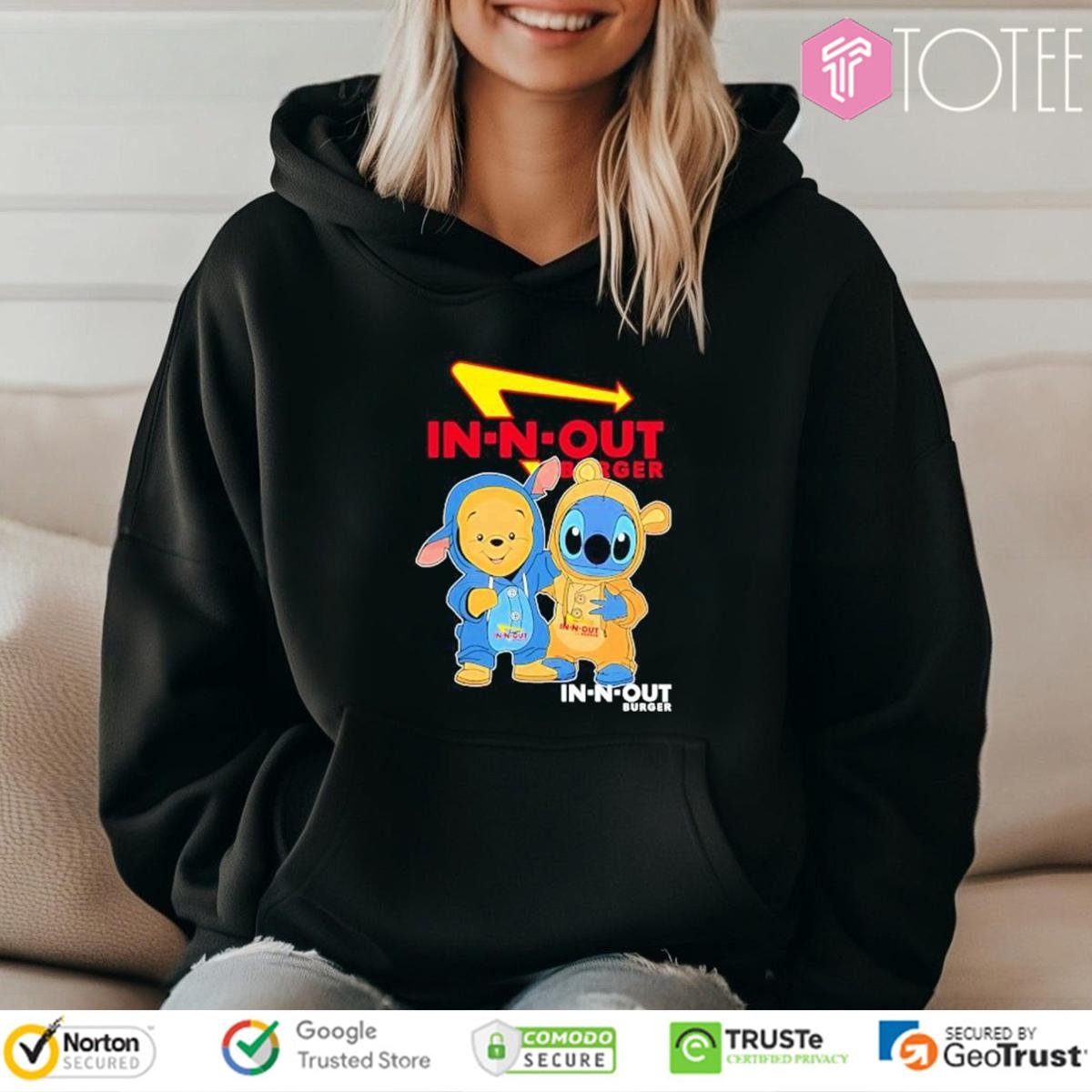 In-N-Out Burger Pooh And Stitch T-shirt 2