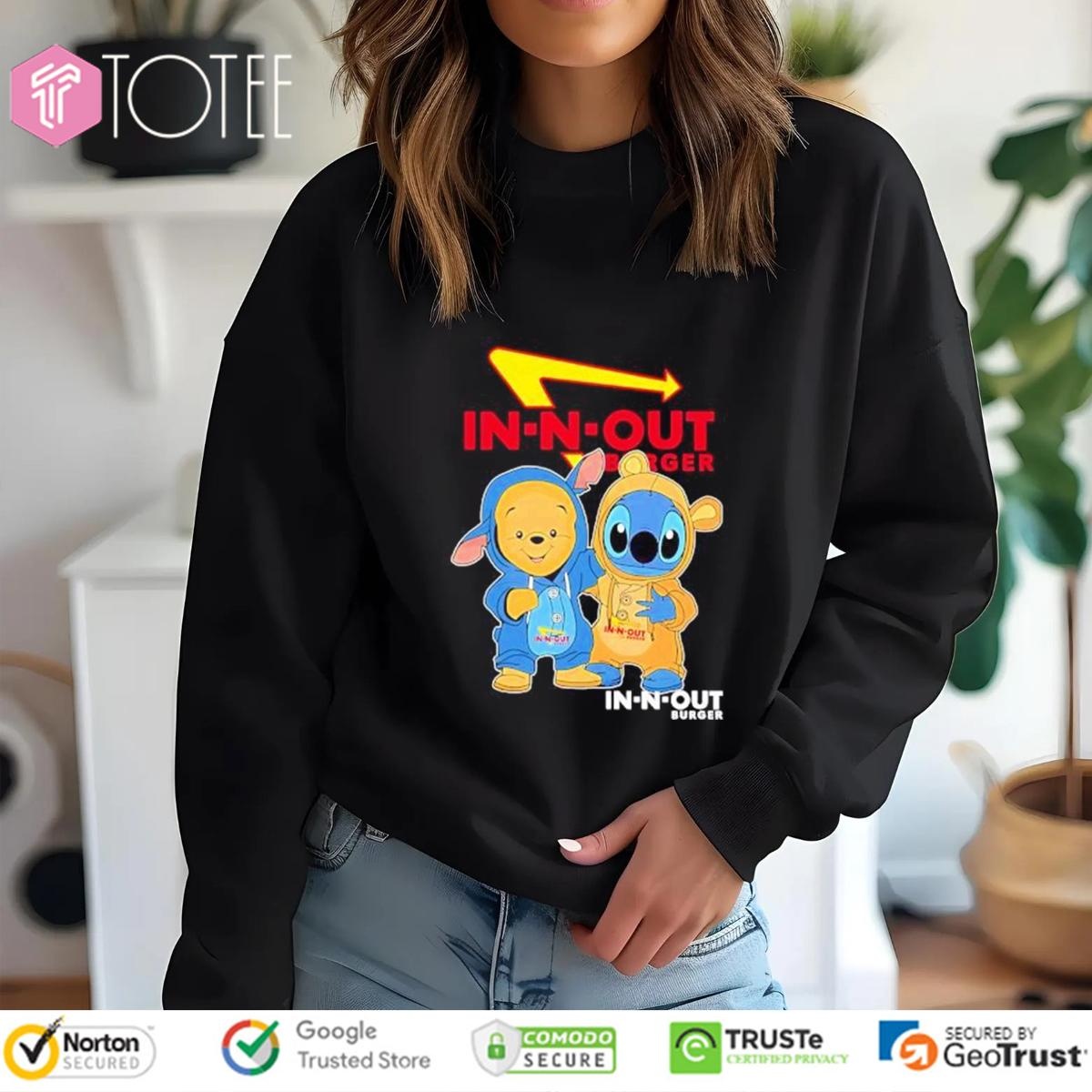 In-N-Out Burger Pooh And Stitch T-shirt 3