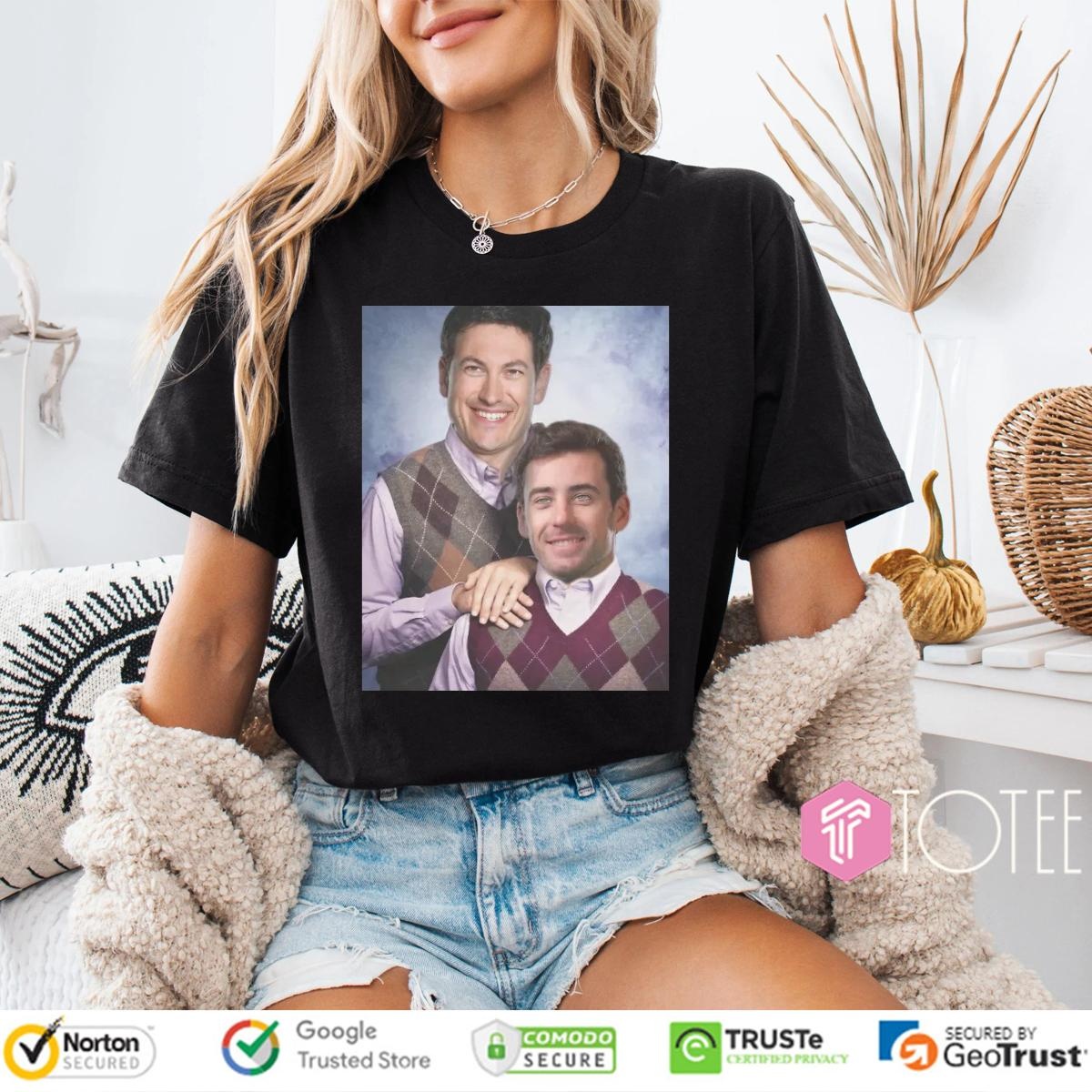 Joey Logano Ryan Blaney Parody Step Brothers T-shirt 4