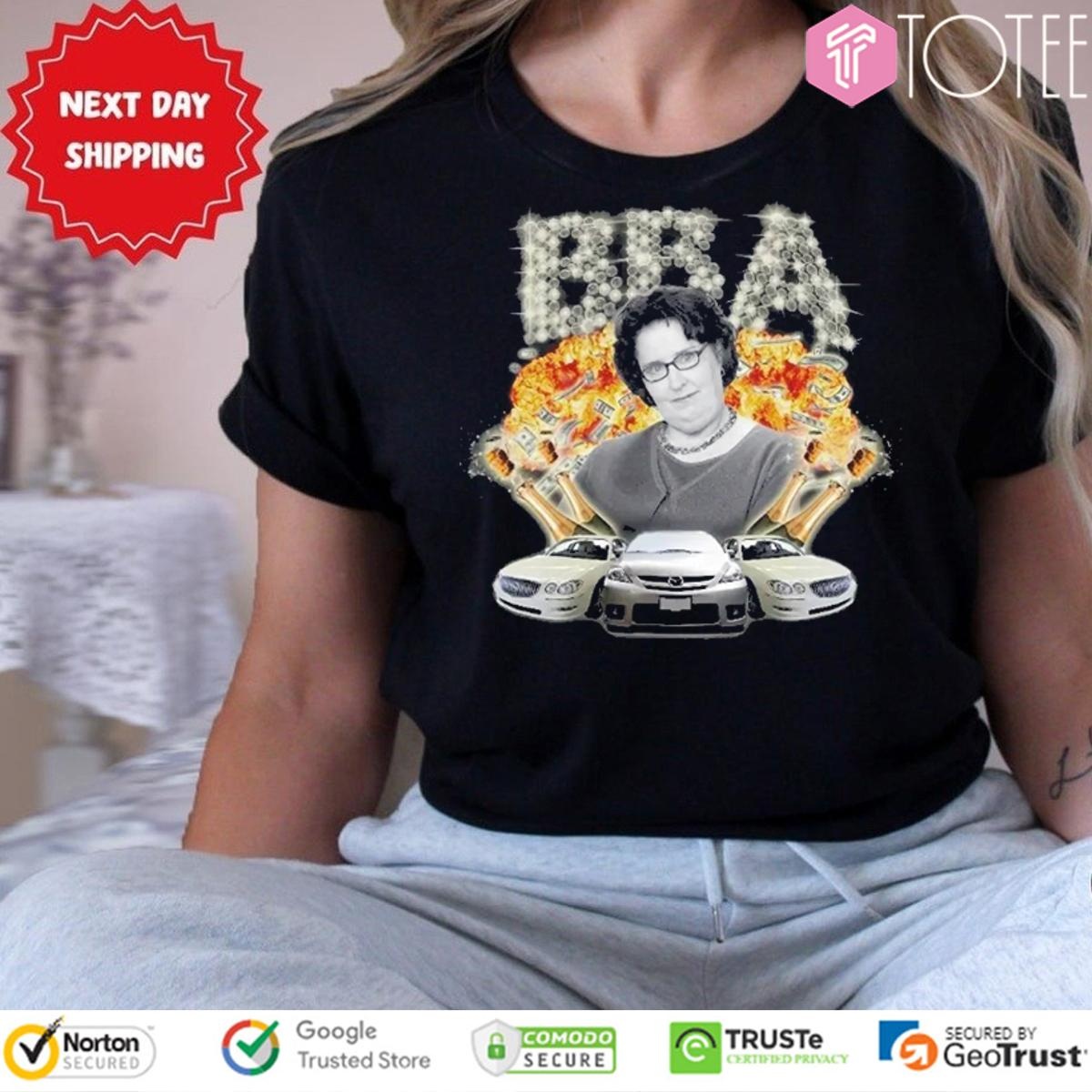 Phyllis Vance Bba Vintage Bootleg T-shirt 4
