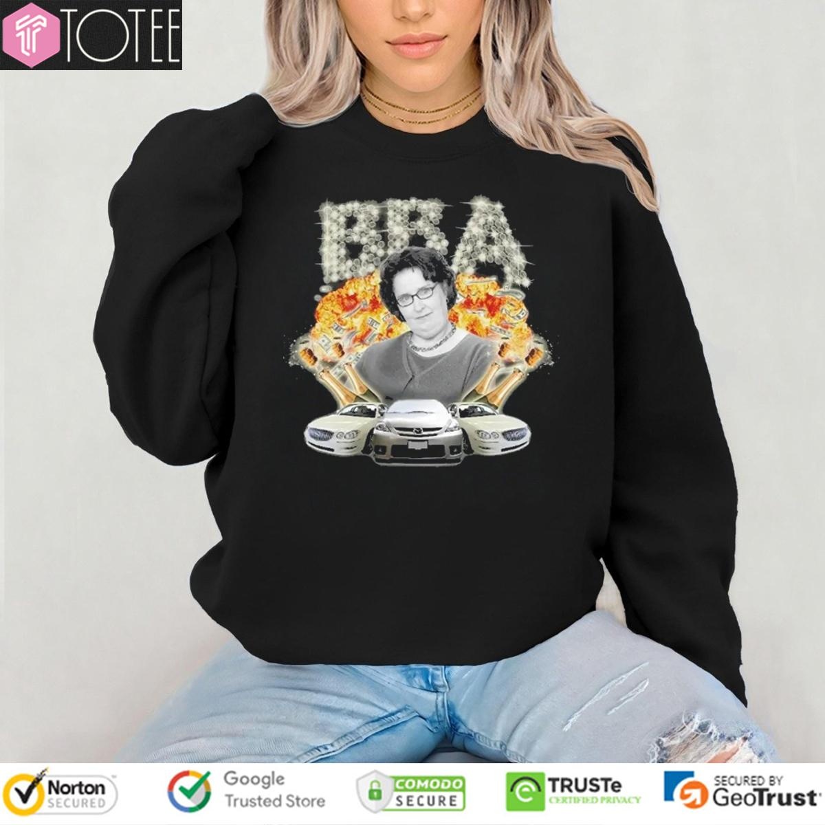 Phyllis Vance Bba Vintage Bootleg T-shirt 3