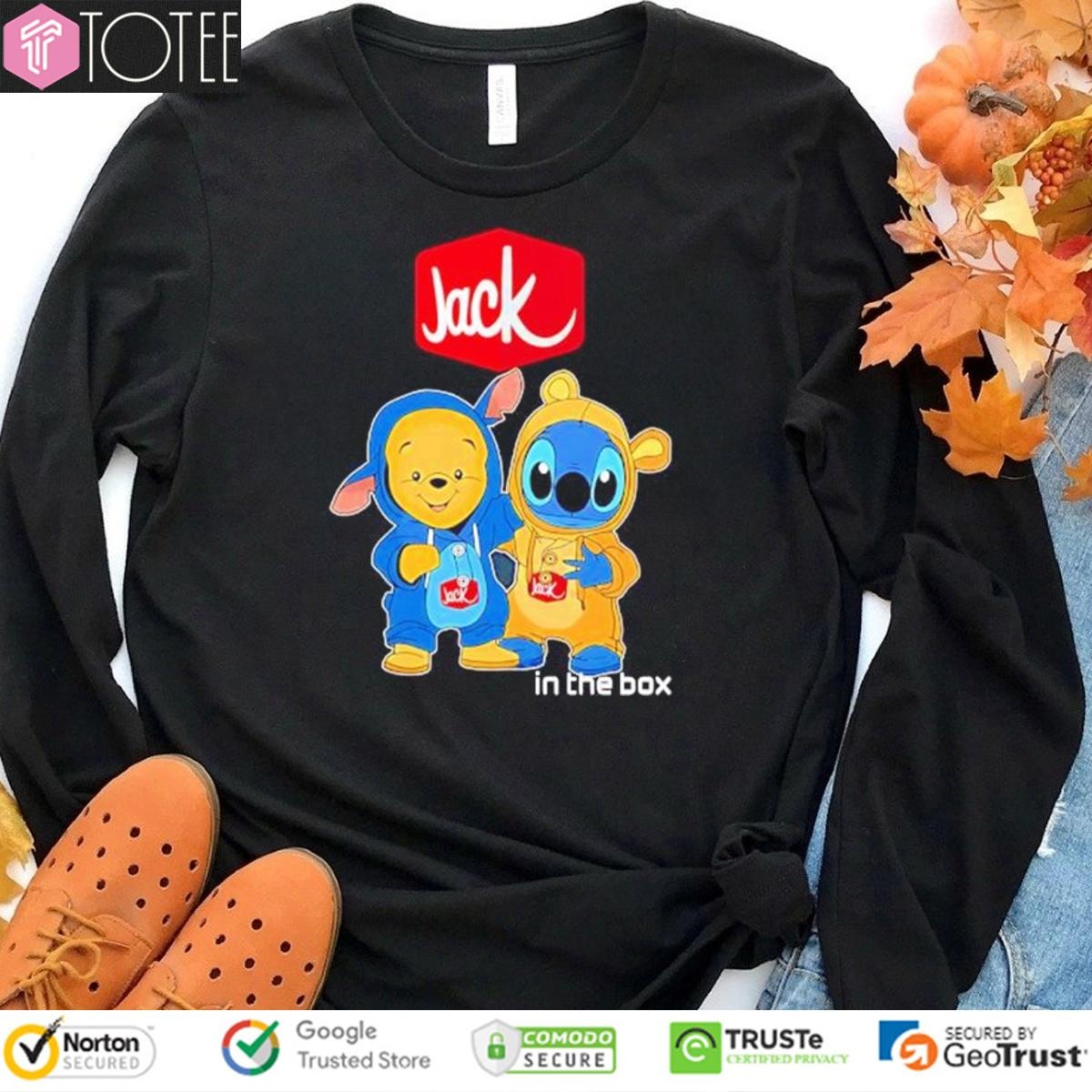 Pooh And Stitch Jack In The Box T-shirt 3