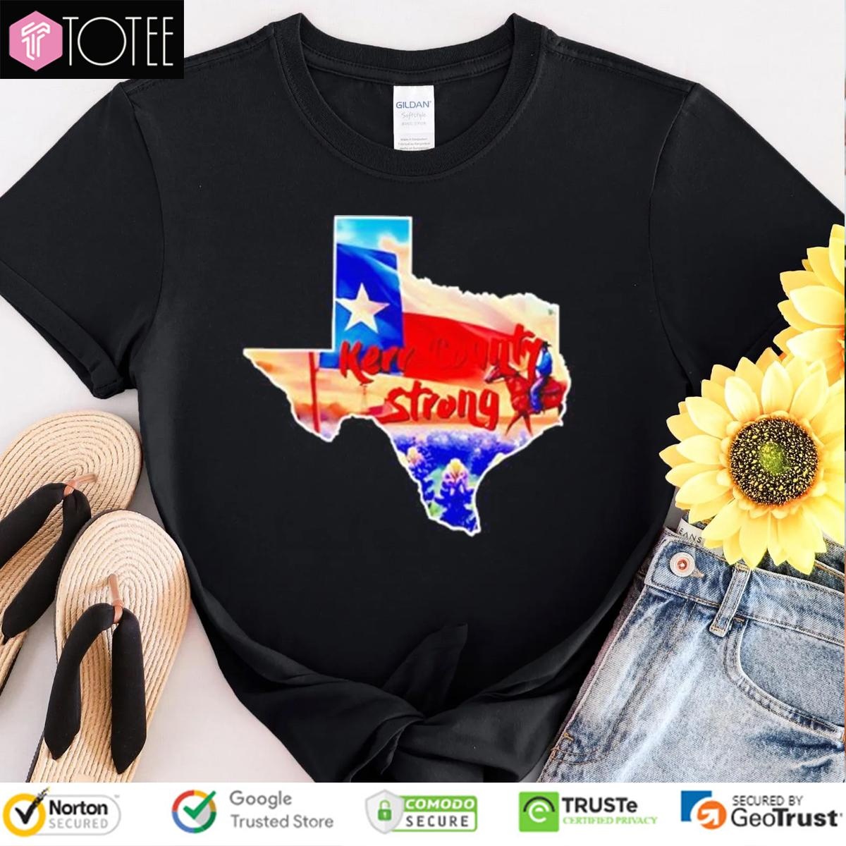 Texas Hill Country 2025 Kerr County Strong T-shirt