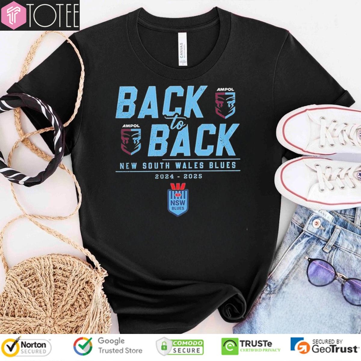 Nsw Back To Back New South Wales Blues Champions 2024–2025 T-shirt 4