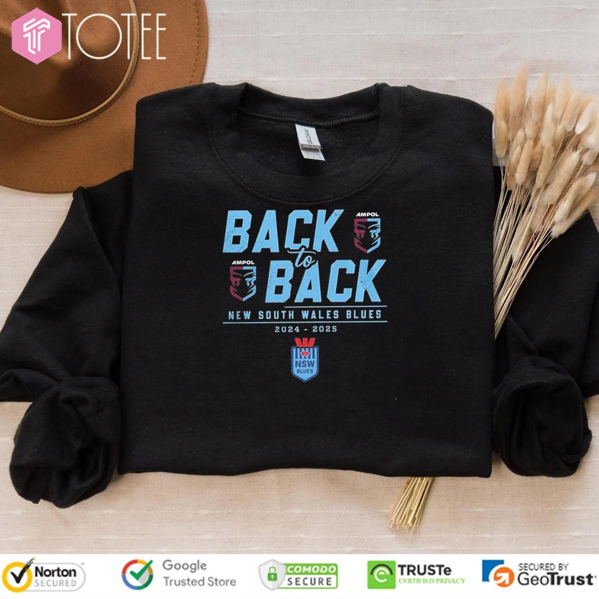 Nsw Back To Back New South Wales Blues Champions 2024–2025 T-shirt 3