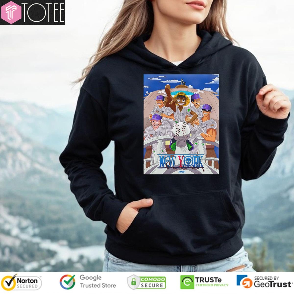 Jazz X One Piece New York Yankees Jazz Chisholm Jr. One Piece T-shirt 2