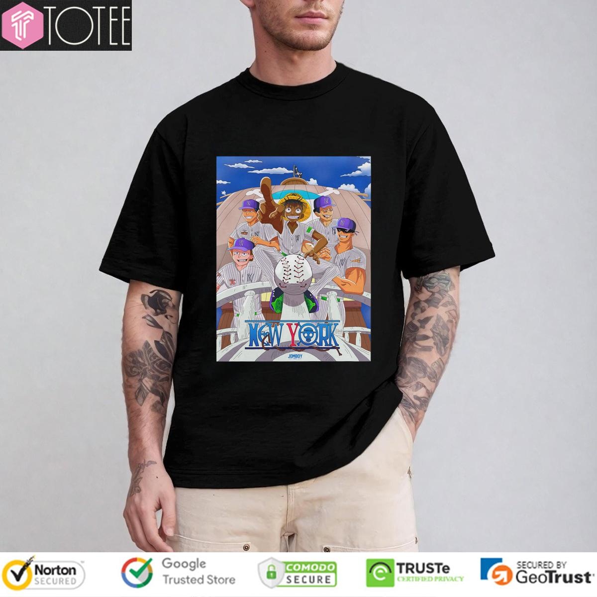 Jazz X One Piece New York Yankees Jazz Chisholm Jr. One Piece T-shirt 1