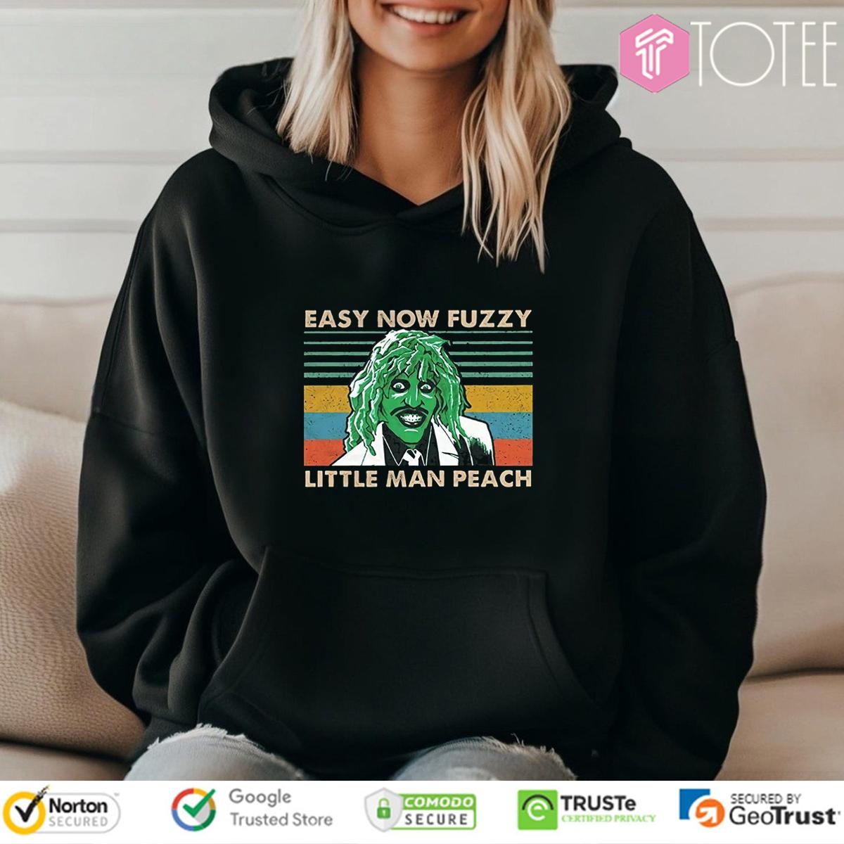 Old Gregg The Mighty Boosh Easy Now Fuzzy Little Man Peach Vintage T-shirt 2