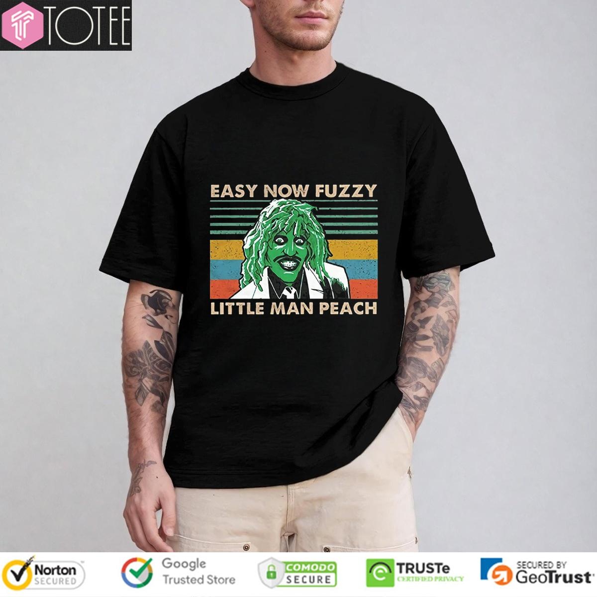 Old Gregg The Mighty Boosh Easy Now Fuzzy Little Man Peach Vintage T-shirt 1