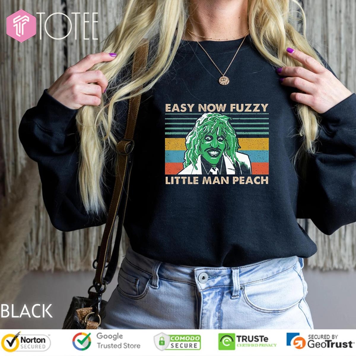 Old Gregg The Mighty Boosh Easy Now Fuzzy Little Man Peach Vintage T-shirt 3