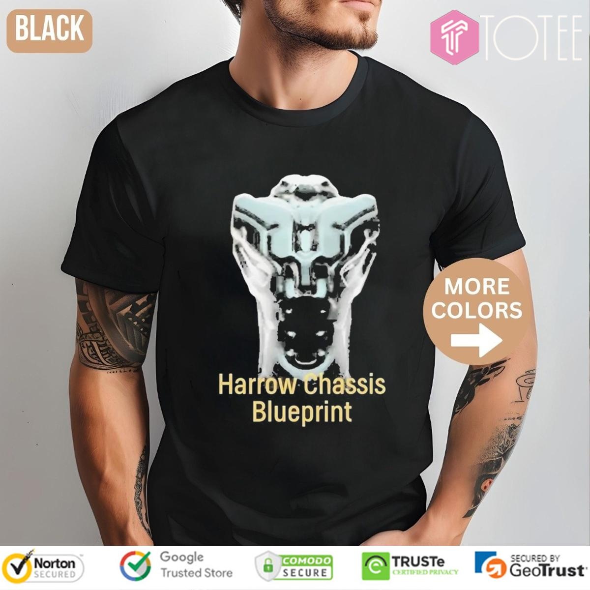 Harrow Chassis Blueprint T-shirt 1