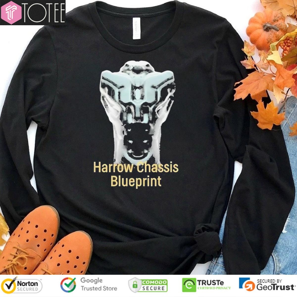 Harrow Chassis Blueprint T-shirt 3